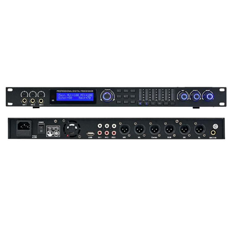 Procesador de efectos de audio vocal DSP KX500 con preamplificador y efectos, US Plug, EU Plug, UK Plug, AU Plug