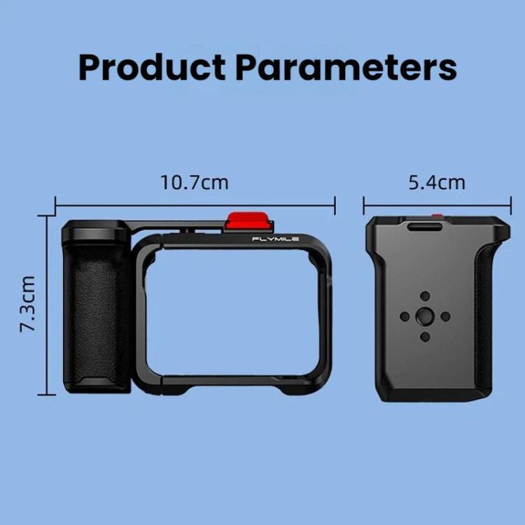 Kit de extensión de mango para jaula de cámara Flymile de 1/2" para Insta360 Ace Pro