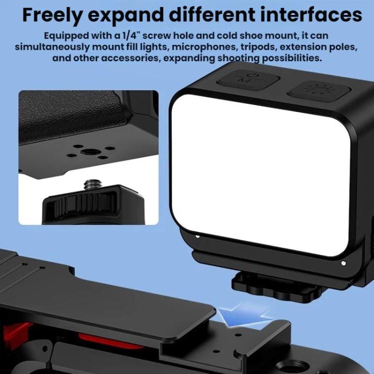 Kit de extensión de mango para jaula de cámara Flymile de 1/2" para Insta360 Ace Pro