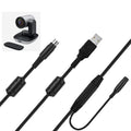 Cable de alimentación y datos 2 en 1 de repuesto para cámaras Logitech CC2900e, CC3500e y PTZ Pro.