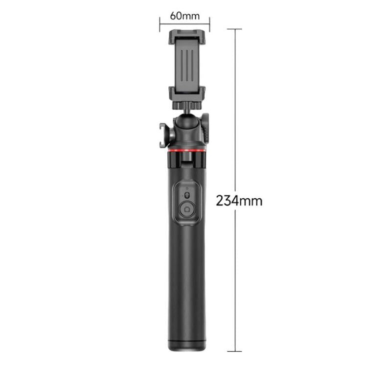 Trípode portátil con control remoto C15 para selfies, compatible con teléfonos y cámaras de acción., 1/4 inch Adapter, Magnetic Quick-Release