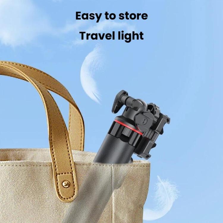 Trípode portátil con control remoto C15 para selfies, compatible con teléfonos y cámaras de acción., 1/4 inch Adapter, Magnetic Quick-Release
