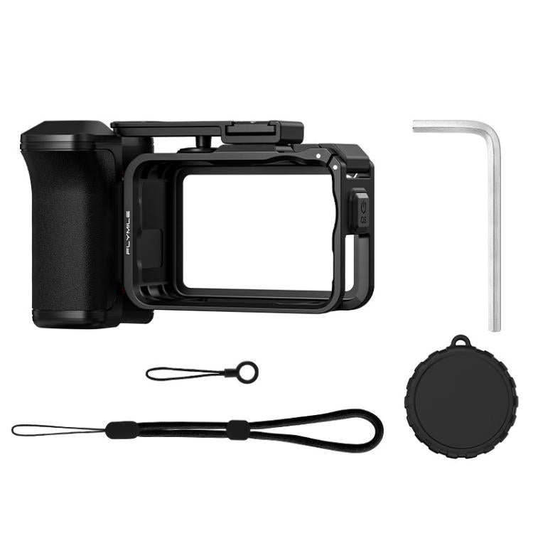 Kit de empuñadura con marco protector de liberación rápida Flymile para fotografía callejera y DJI Osmo Action 6