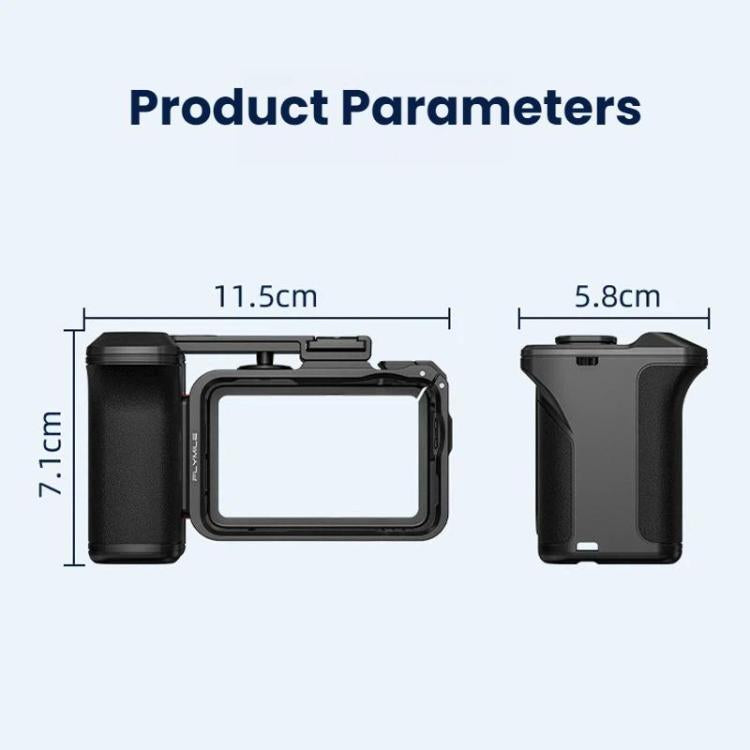 Kit de empuñadura con marco protector de liberación rápida Flymile para fotografía callejera y DJI Osmo Action 6