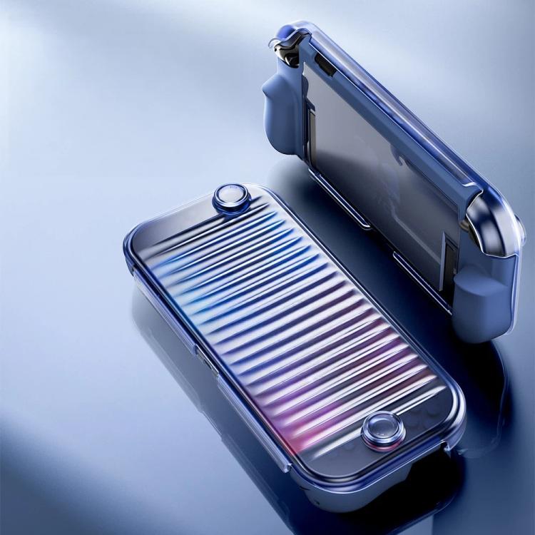 Funda protectora de cobertura total Crystal para Nintendo Switch 2, compatible con la base de carga.