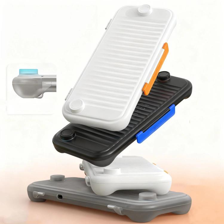 Estuche rígido de almacenamiento para Nintendo Switch 2, diseño translúcido mate y antipresión para el joystick.