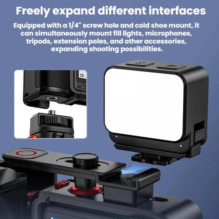 Accesorio para cámara deportiva de mano con base magnética de liberación rápida Flymile para DJI Osmo Action 6