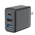 Base de alimentación 3 en 1 de 60 W con HDMI 4K a 60 Hz para Nintendo Switch 2, adaptador de carga rápida con puertos USB-C y USB 3.0, enchufe estadounidense.