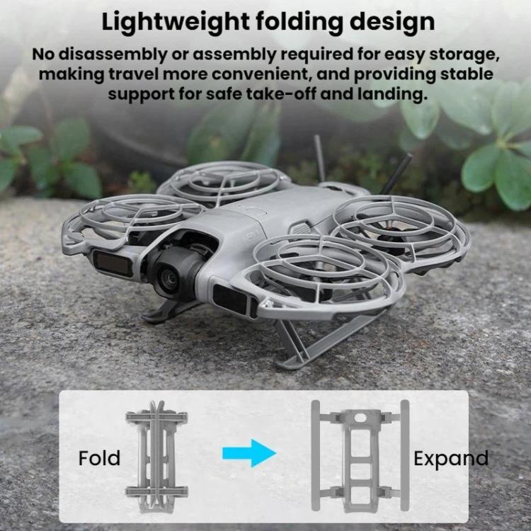Tren de aterrizaje protector plegable con aumento de altura para el dron DJI Neo 2 BRDRC