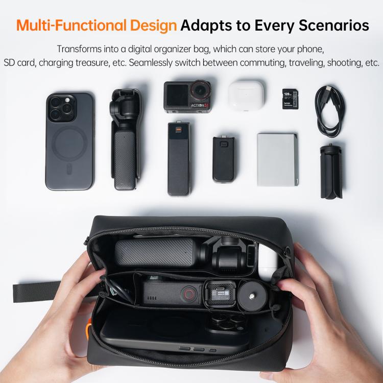 Bolso bandolera para cámara de acción DJI Osmo Pocket 3, LKTOP L-PPM-013