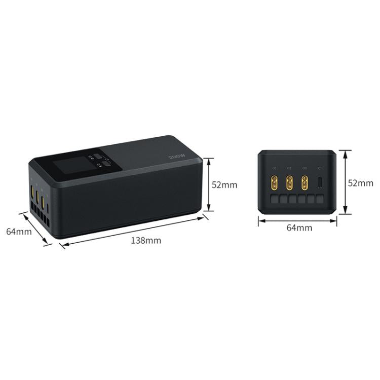 Cargador de 3 canales LKTOP UC342 de 200 W para DJI Air 3 / 3S, ideal para fotografía aérea., US Plug, EU Plug