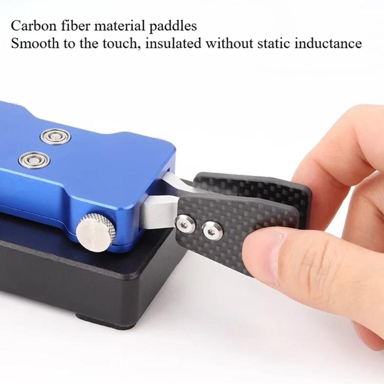 Radio de onda corta con audio de 3,5 mm, doble paleta, llave automática y código Morse., Titanium Gray, Blue, Red
