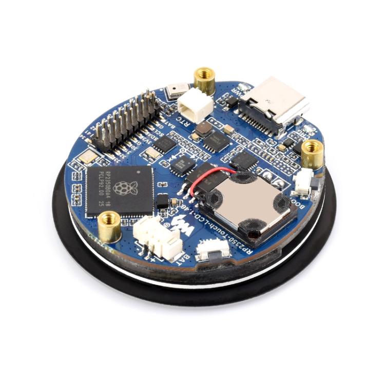 La placa de desarrollo de microcontrolador de alto rendimiento WAVESHARE RP2350 cuenta con una pantalla táctil redonda de 1,46 pulgadas., 32867