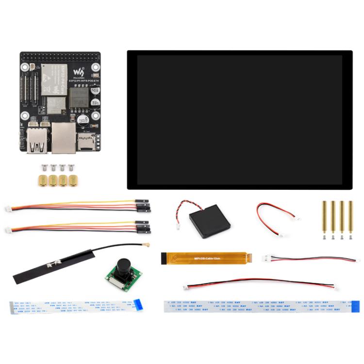 La placa de desarrollo WAVESHARE ESP32-P4-WIFI6-POE-ETH admite alimentación a través de Ethernet (PoE)., Package D