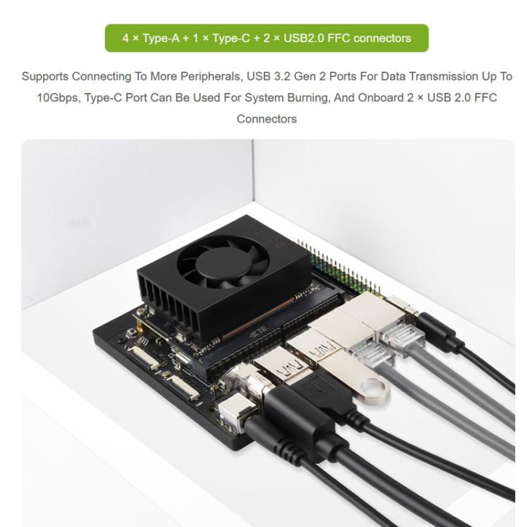 Para la placa base Ethernet dual Jetson Orin Nano / NX Super, 24359
