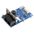 Módulo de escaneo de código QR de código de barras WAVESHARE tipo E con carcasa metálica, lectura de código DPM e interfaces duales USB UART integradas., 32387