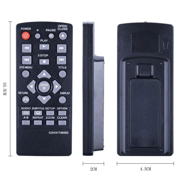 Mando a distancia COV31736202 para reproductores de DVD LG DP132 / DP132NU / DP132H