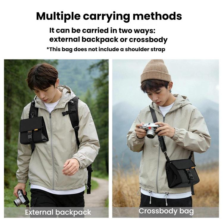 Funda de transporte para cámara réflex digital compacta sin espejo Cwatcun D258 y bolsa de fotografía para exteriores, D258
