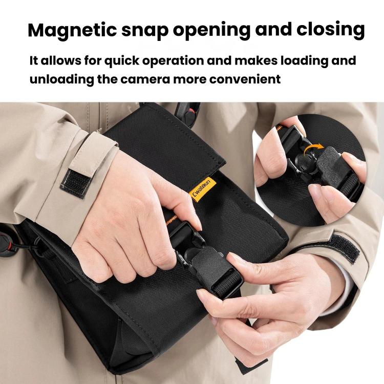 Funda de transporte para cámara réflex digital compacta sin espejo Cwatcun D258 y bolsa de fotografía para exteriores, D258