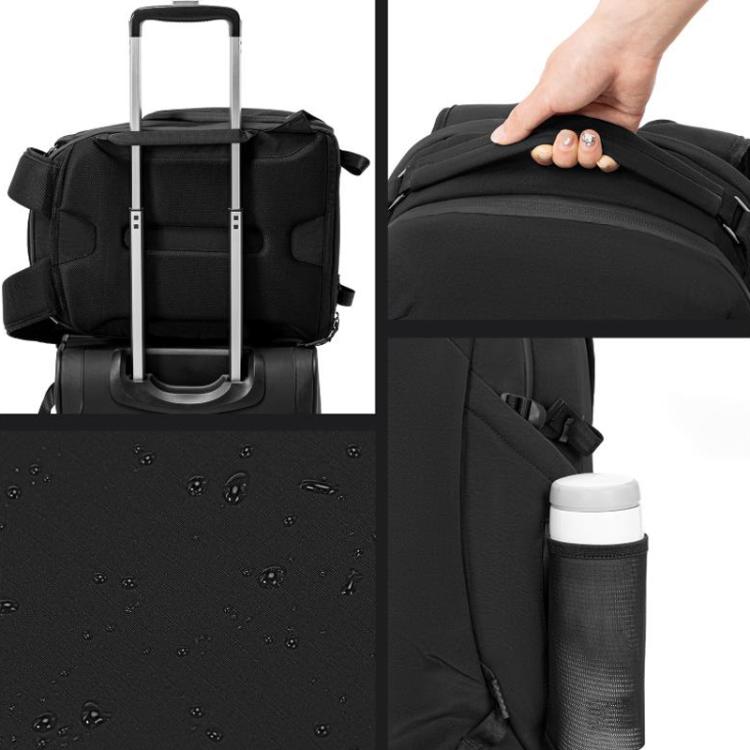Mochila para cámara Cwatcun D248 mediana, impermeable y de alta capacidad para cámaras DSLR y cámaras digitales.