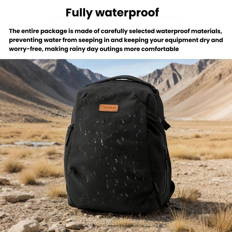 Mochila para cámara Cwatcun D248 mediana, impermeable y de alta capacidad para cámaras DSLR y cámaras digitales.
