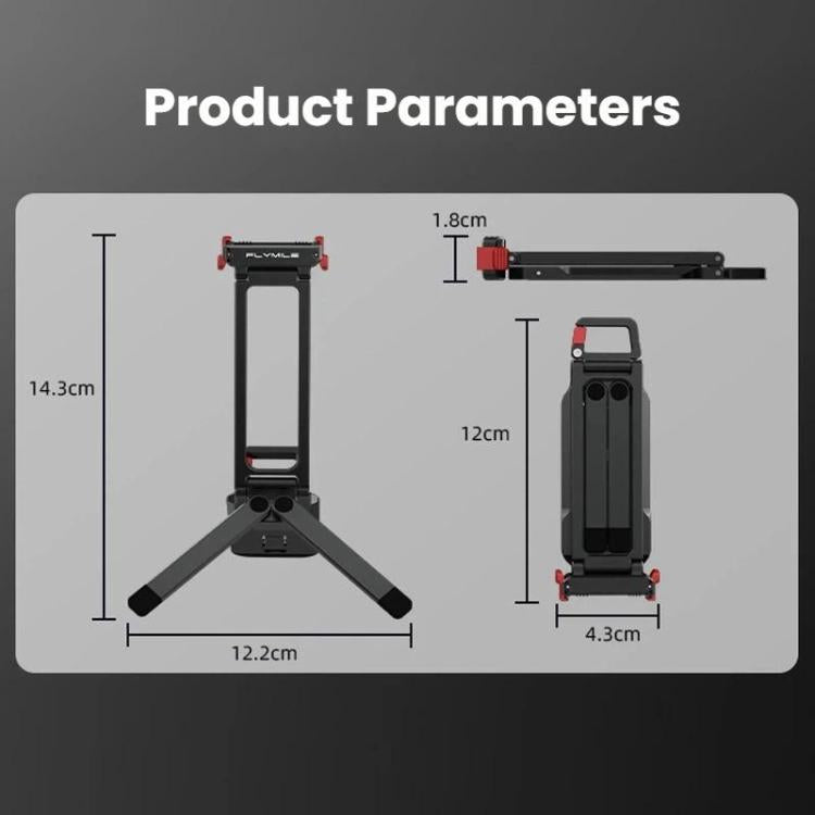 Soporte magnético de liberación rápida para trípode con clip de mosquetón para DJI Osmo Action 3 / 4 / 5 Pro, AC5027