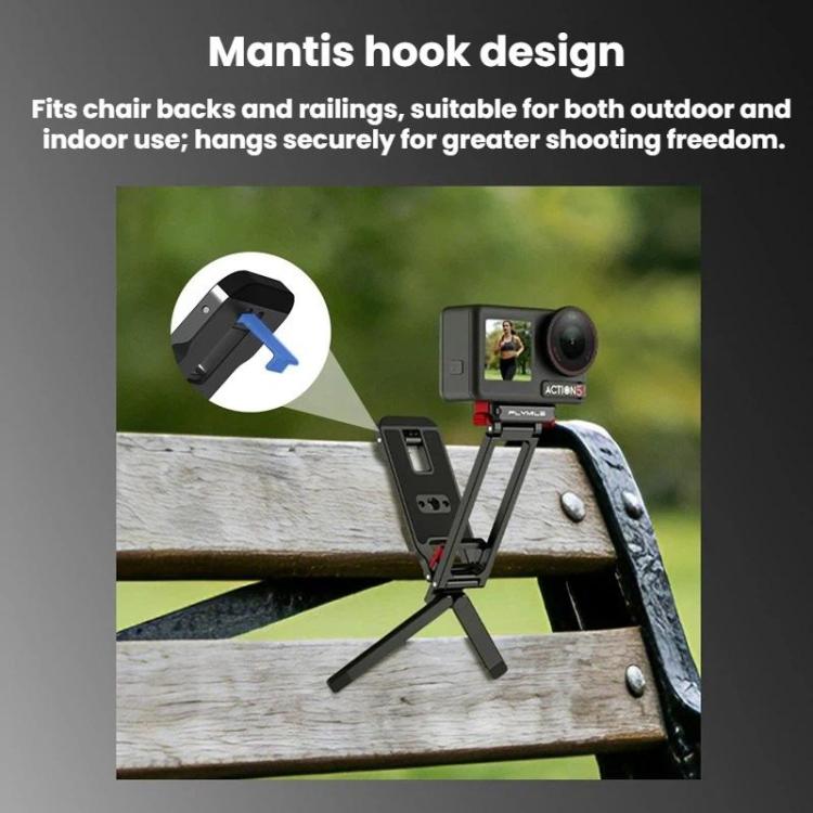 Soporte magnético de liberación rápida para trípode con clip de mosquetón para DJI Osmo Action 3 / 4 / 5 Pro, AC5027