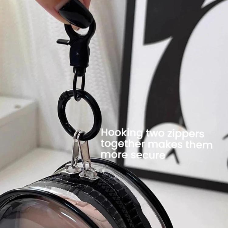 2 unidades de cable de datos, cargador, bolsa de almacenamiento transparente, estuche portátil para auriculares, With Keychain