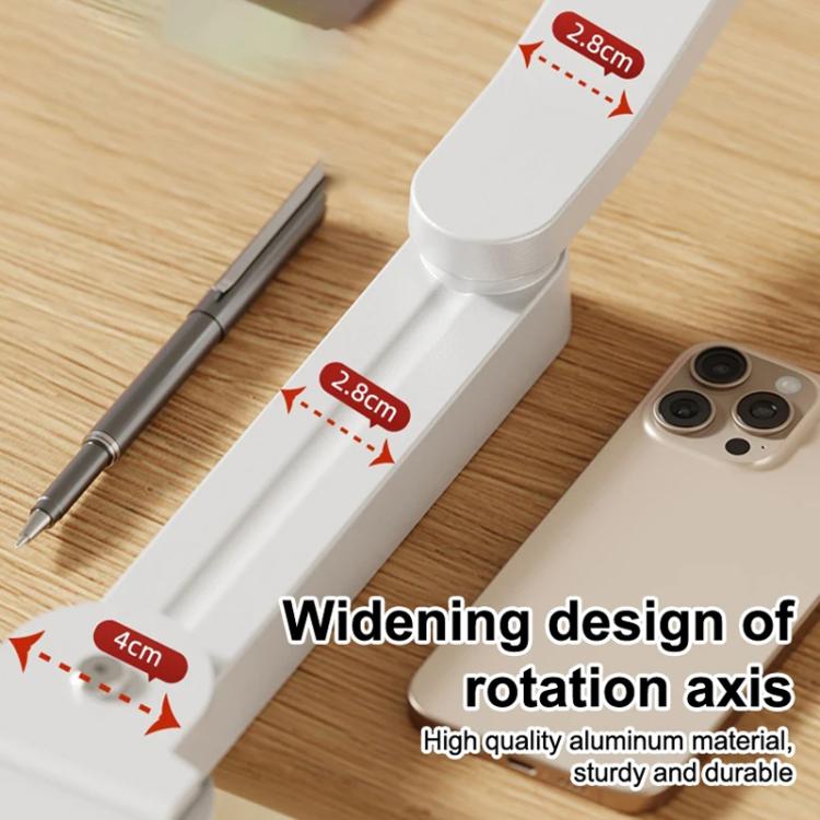 Reposabrazos ergonómico para escritorio de ordenador con rotación de 360 grados, soporte de brazo con abrazadera y extensor de reposabrazos para teclado.
