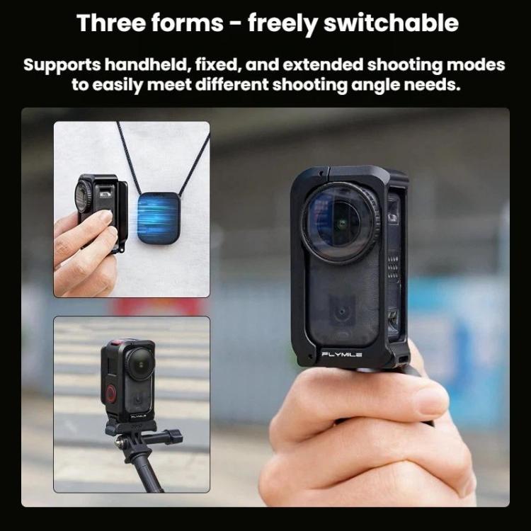 Soporte de expansión magnético Flymile para DJI Osmo Nano, marco protector de jaula metálica, ON014