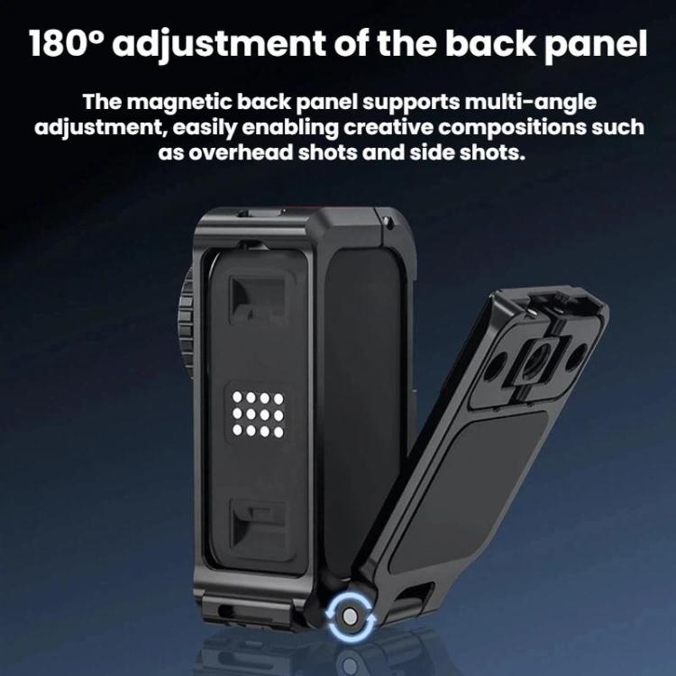 Soporte de expansión magnético Flymile para DJI Osmo Nano, marco protector de jaula metálica, ON014