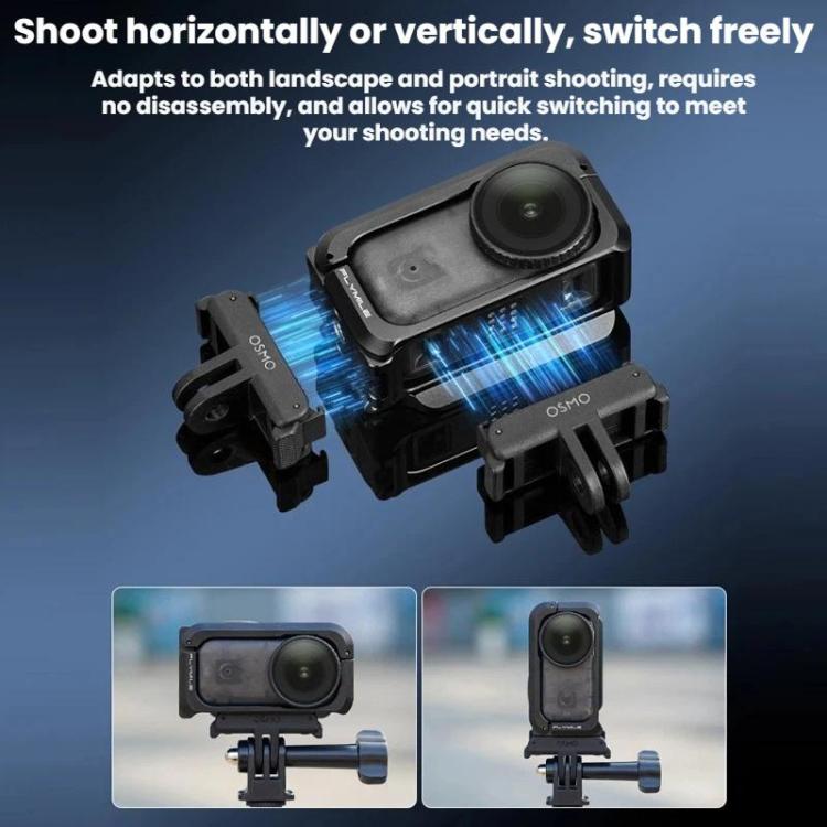 Soporte de expansión magnético Flymile para DJI Osmo Nano, marco protector de jaula metálica, ON014