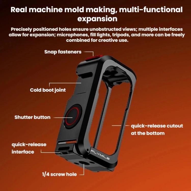 Marco de extensión de la carcasa protectora metálica Flymile para DJI Osmo Nano, ON015