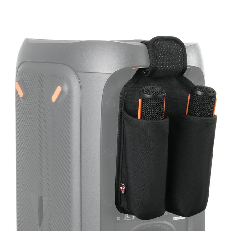 Soporte universal para micrófono JBL Partybox Series con bolsa de almacenamiento y correa., Bag (Black)