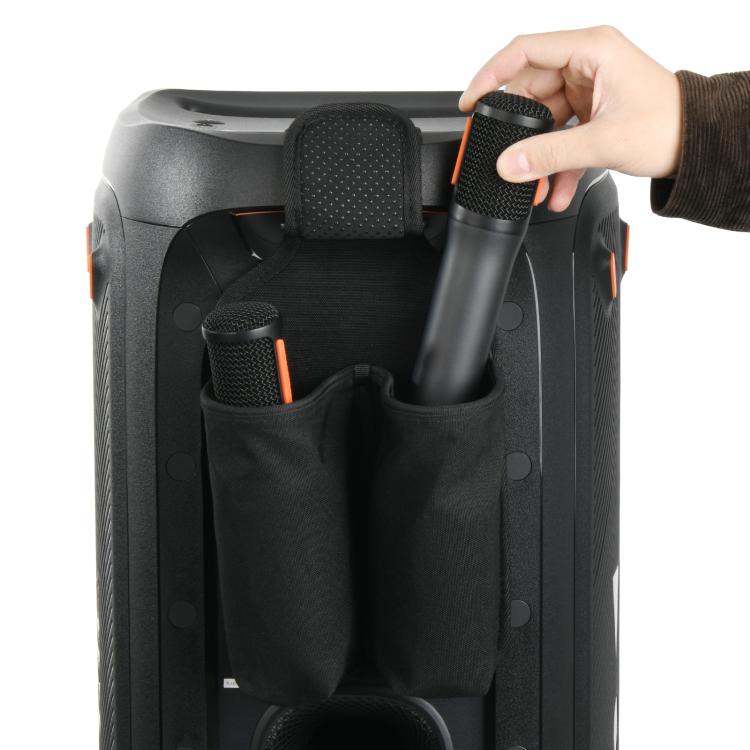 Soporte universal para micrófono JBL Partybox Series con bolsa de almacenamiento y correa., Bag (Black)