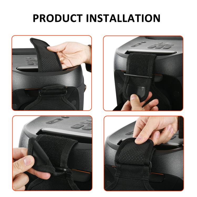 Soporte universal para micrófono JBL Partybox Series con bolsa de almacenamiento y correa., Bag (Black)