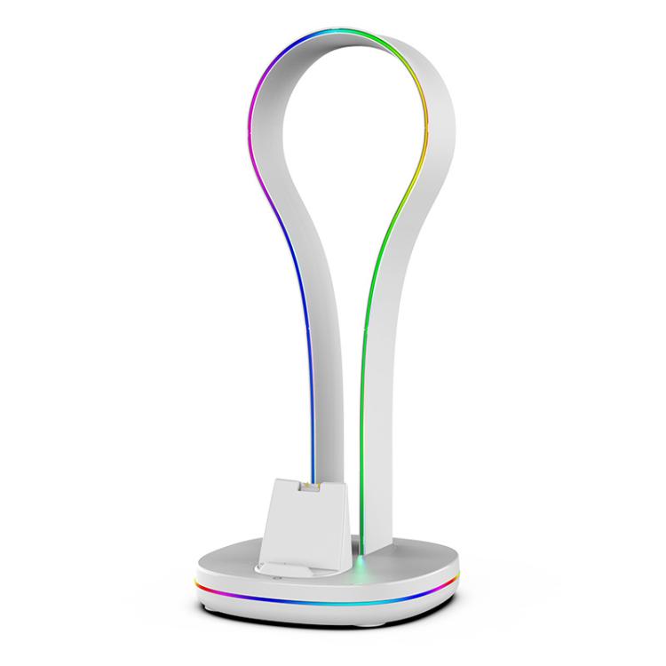 Base de carga magnética ipega Portal para PS5 con luces RGB y soporte para auriculares