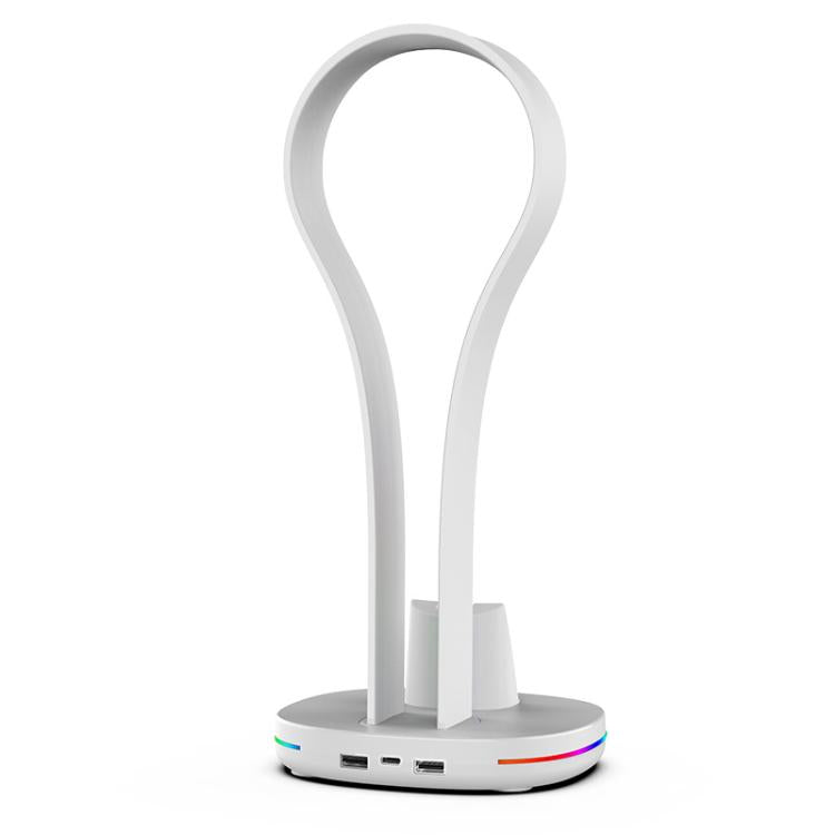 Base de carga magnética ipega Portal para PS5 con luces RGB y soporte para auriculares