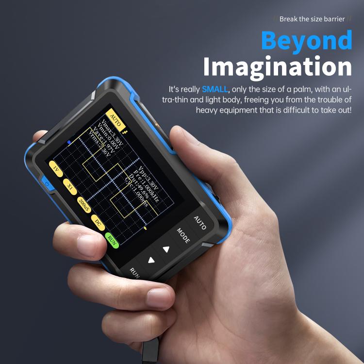 Osciloscopio digital pequeño portátil FNIRSI para mantenimiento, Standard, Upgrade