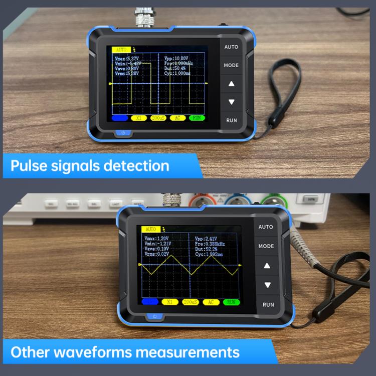 Osciloscopio digital pequeño portátil FNIRSI para mantenimiento, Standard, Upgrade