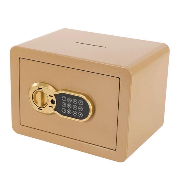 Caja fuerte empotrable oculta de acero para uso doméstico.