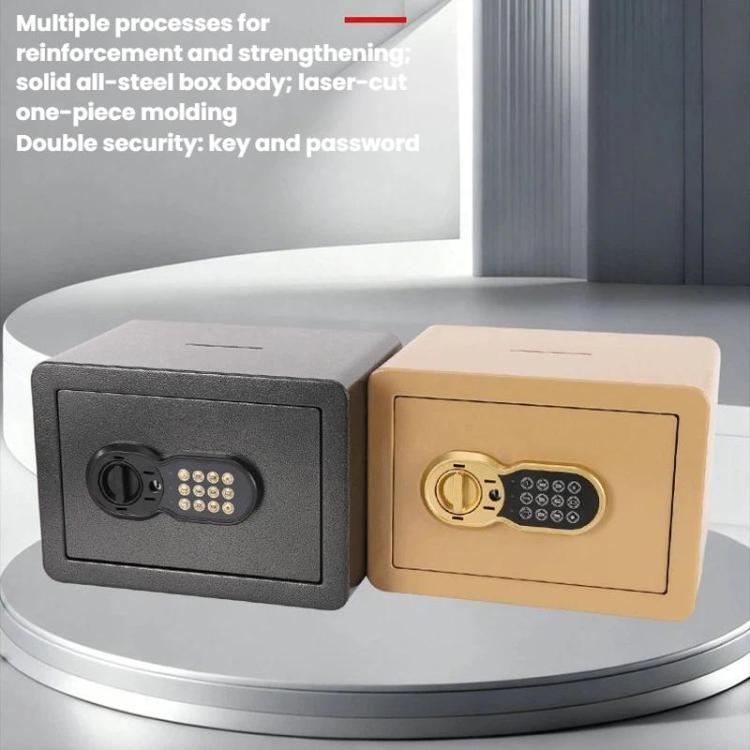 Caja fuerte empotrable oculta de acero para uso doméstico.