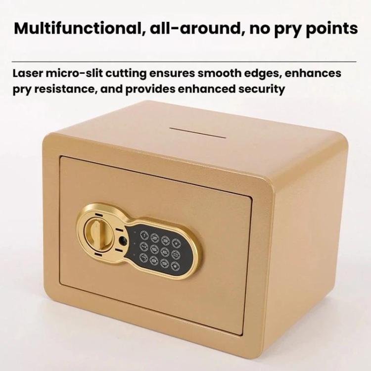 Caja fuerte empotrable oculta de acero para uso doméstico.