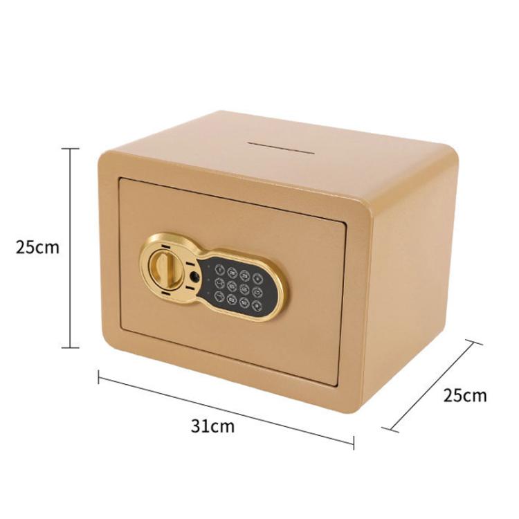 Caja fuerte empotrable oculta de acero para uso doméstico.