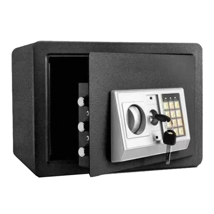 Caja fuerte pequeña de acero para montaje en pared con placa antirrobo y contraseña., Black With Money Drop Slot, Gold With Money Drop Slot, Black No Money Drop Slot, Gold No Money Drop Slot