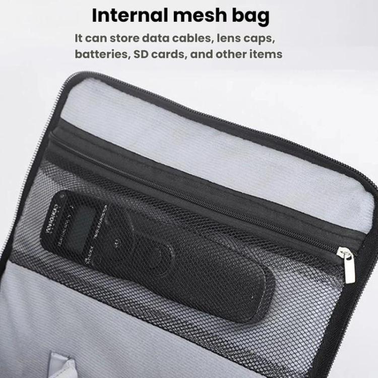 Bolso de hombro para cámara DSLR y bolso para cámara sin espejo, Small Gray, Small Black, Large Gray, Large Black