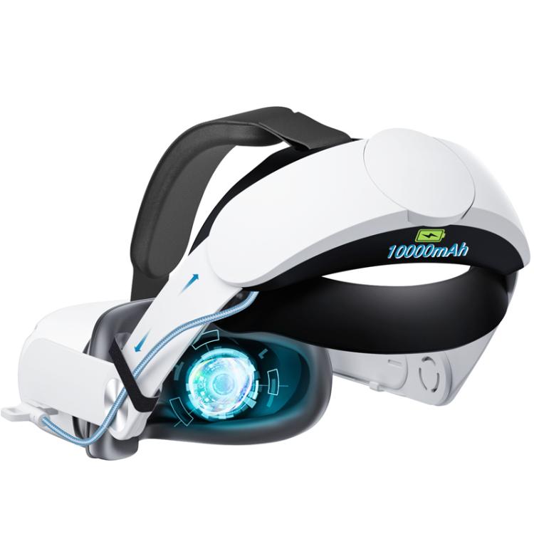 Batería de 10000 mAh con diadema ajustable de repuesto y accesorios para juegos de realidad virtual., For Meta Quest 3 / 3S Q8L-3, For Meta Quest 2 Q8L, For Meta Quest 2 Q8, For Meta Quest 3 / 3S Q8-3