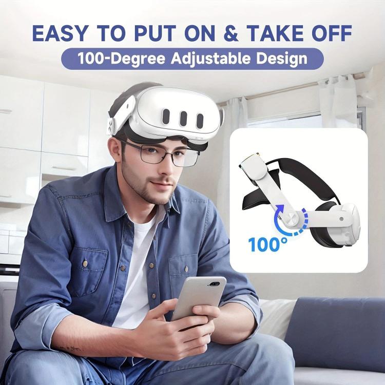 Batería de 10000 mAh con diadema ajustable de repuesto y accesorios para juegos de realidad virtual., For Meta Quest 3 / 3S Q8L-3, For Meta Quest 2 Q8L, For Meta Quest 2 Q8, For Meta Quest 3 / 3S Q8-3