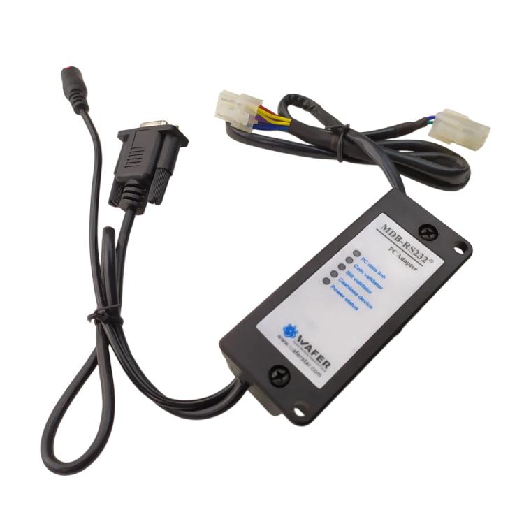 Adaptador MDB-RS232 de 5 luces para convertir los datos del aceptador de billetes MDB a RS232 de PC., 5 Light DB9 Interface