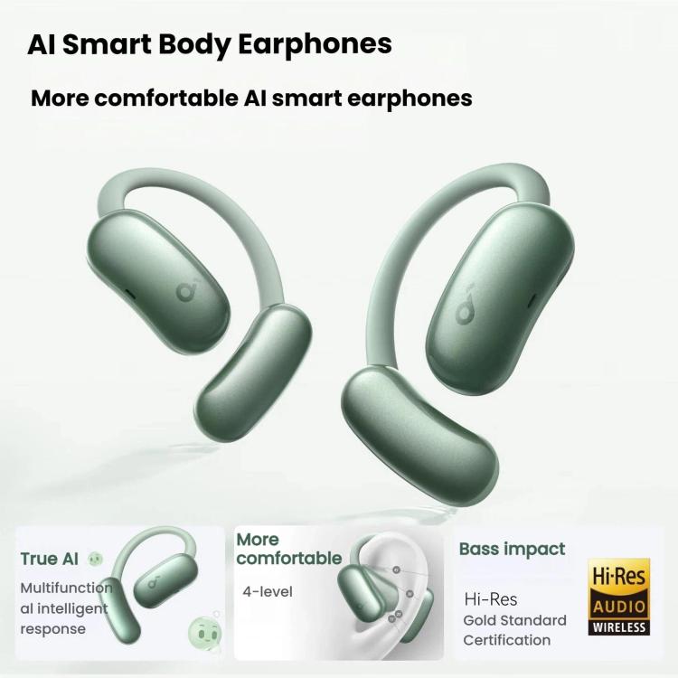 Auriculares Bluetooth de traducción de oído abierto ANKER SoundCore Aerofit 2 Plus, Aerofit 2 Plus